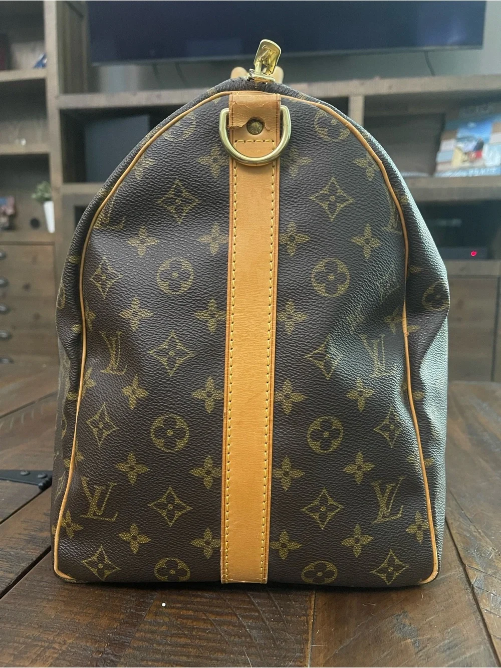 Louis Vuitton Monogram KeepAll Bandolier (No Strap)